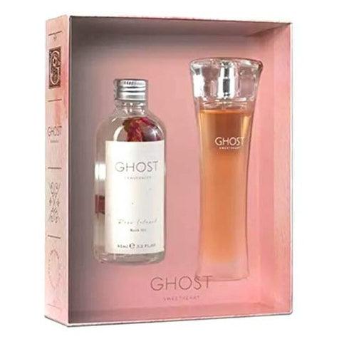 Ghost Sweetheart Gift Set 30ml EDT + 95ml Rose Infused Bath Oil