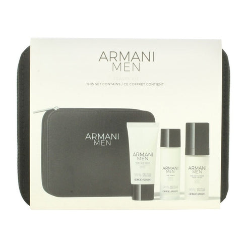 Giorgio Armani Armani Men Gift Set 30ml Face Wash + 30ml Toner + 30ml Moisturizer
