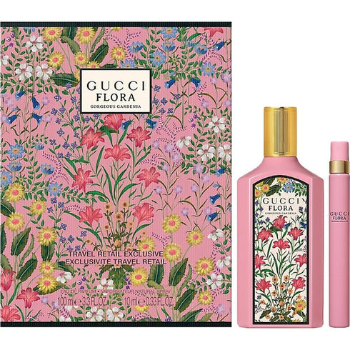 Gucci Flora Gorgeous Gardenia Eau de Parfum Gift Set 100ml EDP + 10ml EDP