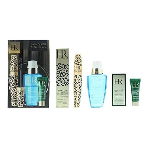 Helena Rubinstein Lash Queen Feline Blacks Gift Set 7.2ml Feline Blacks Mascara + 50ml All Mascaras Eye Make-Up Remover + 2g Powercell 24h Eye Care