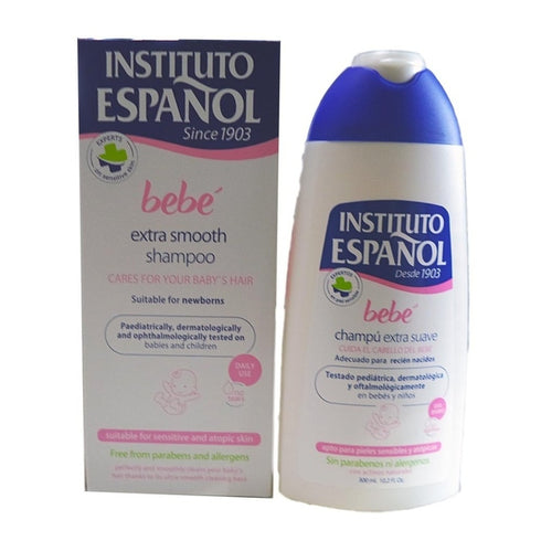 Instituto Español Bebé Baby Shampoo Extra Soft Newborn Sensitive Skin Without Allergens 300ml