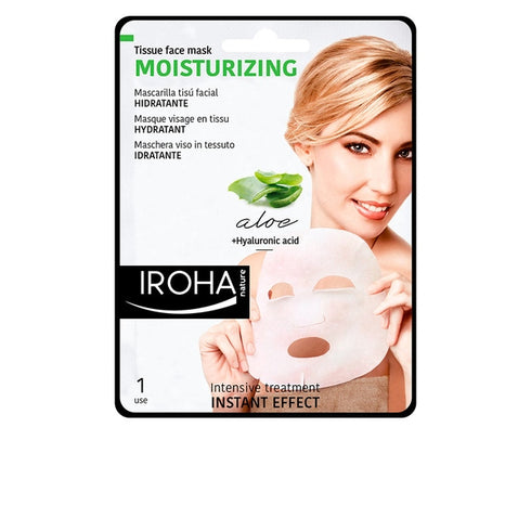 Iroha Nature Moisturizing Aloe Vera Tissue Face Mask 1 x Tissue Face Mask