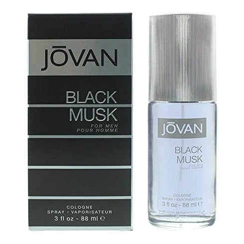 Jovan Black Musk Eau De Cologne 90ml Spray