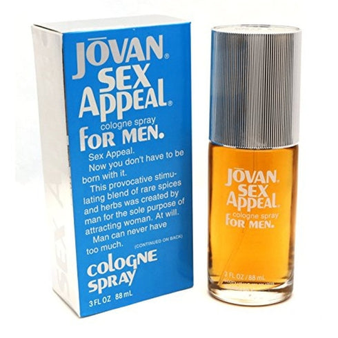Jovan Sex Appeal Eau De Cologne 90ml Spray