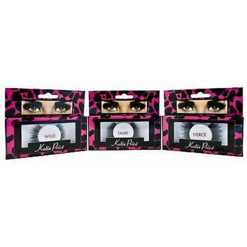 Katie Price False Eyelashes Gift Set 4 x Thame + 4 x Wild + 4 x Fierce