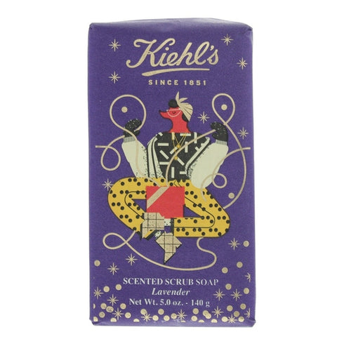 Kiehl's Scented Scrub Bar Soap 140g - Lavender