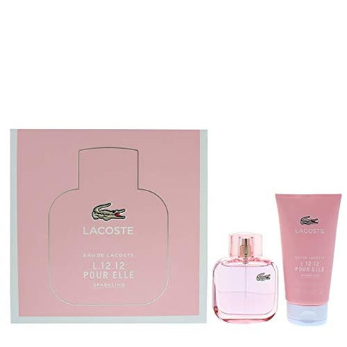Lacoste Eau de Lacoste L.12.12 Pour Elle Sparkling Gift Set 90ml EDT + 150ml Shower Gel