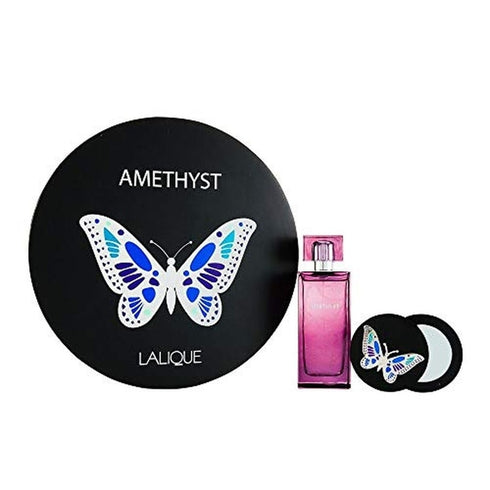 Lalique Amethyst Gift Set 100ml EDP + Mirror