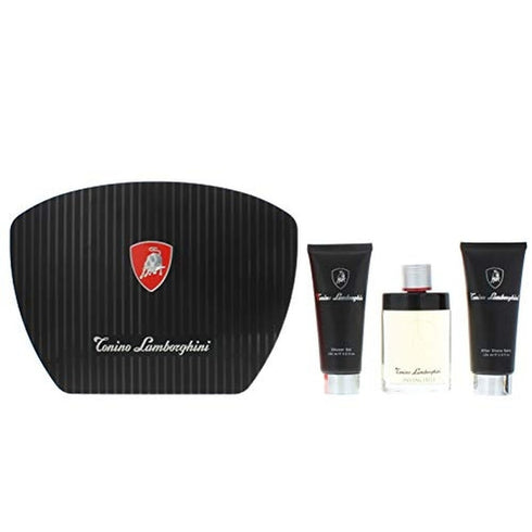 Lamborghini Invincibile Gift Set 125ml EDT + 150ml Shower Gel + 150ml Aftershave Balm