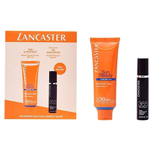 Lancaster Sun Beauty Expert Duo Gift Set 30ml Velvet Touch Cream SPF30 + 10ml 365 Skin Repair Serum