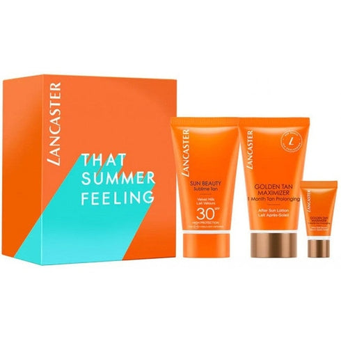 Lancaster That Summer Feeling Gift Set SPF30 50ml Velvet Milk Protectant + 50ml After Sun Tan Maximiser + 3ml After Sun Serum