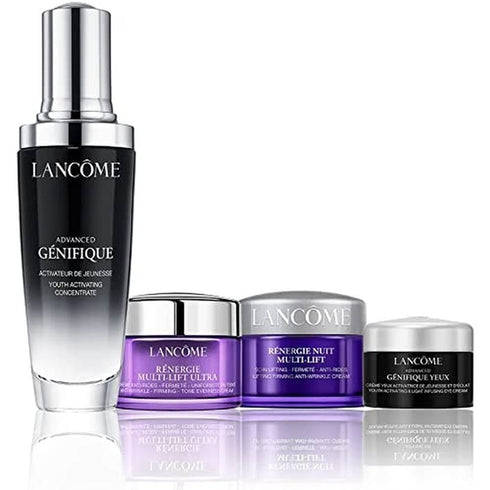 Lancôme Advanced Genifique Gift Set 50ml Advanced Genifique Youth Activating Concentrate + 15ml Genifique Youth Activating Cream + 15ml Renergie Nuit Multi-Lift Face & Neck Cream + 5ml Advanced Genifique Yeux Eye Cream