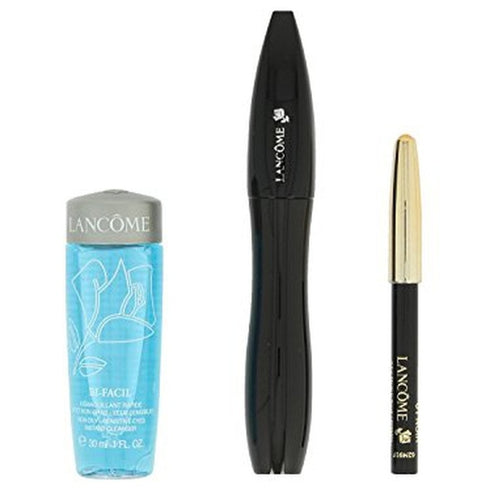 Lancome Hypnose Drama Gift Set 6.5g Hypnose Drama Mascara Black + 0.7g Mini Crayon Khol Black + 30ml Bi Facil Makeup Remover - Christmas Packaging