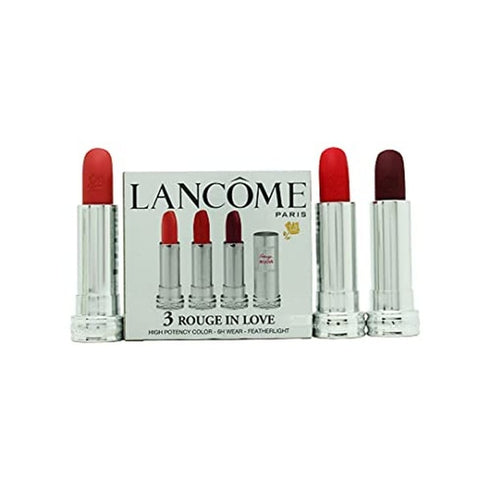 Lancome Rouge In Love Gift Set 3 x 3.40g Lipstick