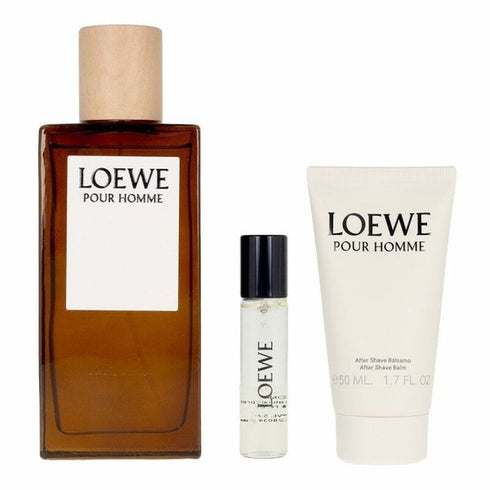 Loewe Pour Homme Gift Set 100ml EDT + 10ml EDT + 50ml Aftershave Balm