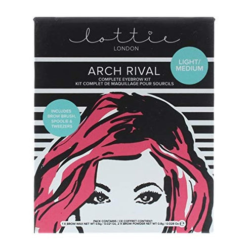 Lottie London Arch Rival Brow Shaping Kit - Light Medium