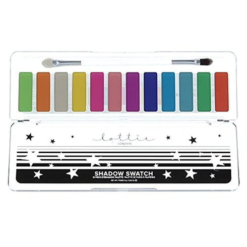 Lottie London Shadow Swatch Eyeshadow Palette 12g - The Rainbows