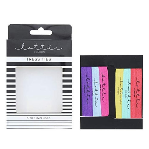 Lottie London Trees Ties Snag Free Hair Ties - Pack Of 5