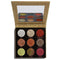 Makeup Revolution Pressed Glitter Eyeshadow Palette 9 x 1.2g - Midas Touch