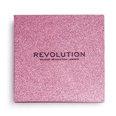 Makeup Revolution Pressed Glitter Eyeshadow Palette 9 x 1.5g - Diva