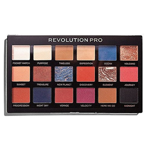 Makeup Revolution Pro Regeneration Eye Shadow Palette 14.4g - Trends Azure