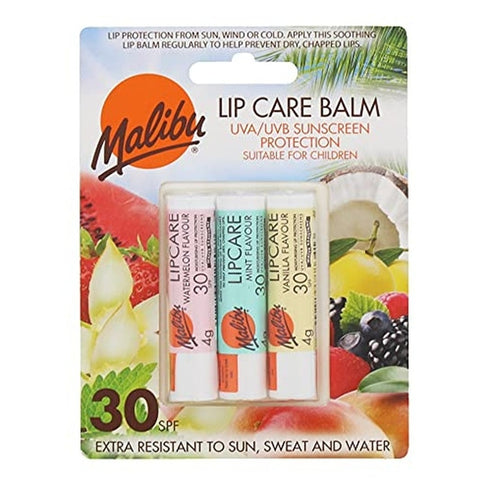 Malibu Gift Set 3 x Lip Care Balm - WMV