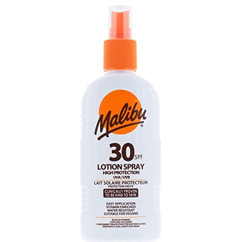 Malibu High Protection Lotion Spray SPF30 200ml