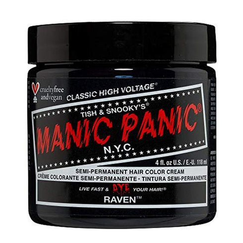 Manic Panic High Voltage Classic Semi-Permanent Hair Colour 118ml - Raven
