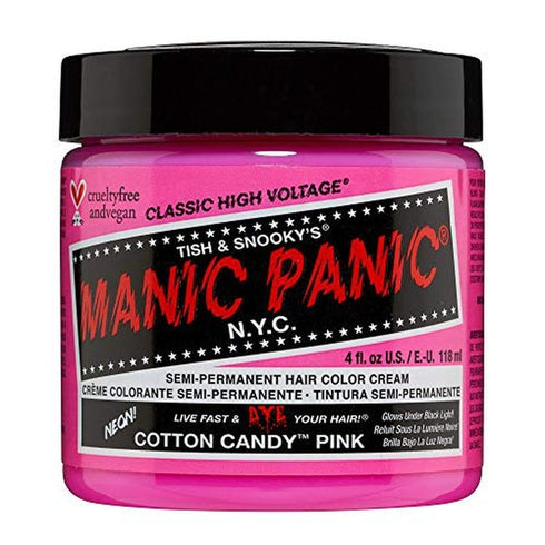 Manic Panic High Voltage Classic Semi-Permanent Hair Colour 118ml - Cotton Candy Pink