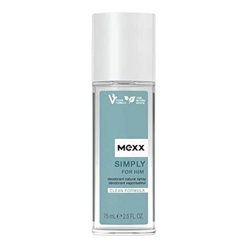 Mexx Simply for Him Deodorant 75ml Natural Spray