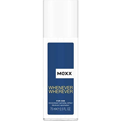 Mexx Whenever Wherever For Him Deodorant 75ml Natural Spray