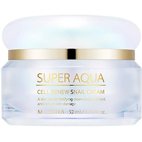 Missha Super Aqua Cell Renew Snail Cream 47ml - For Dry Skin