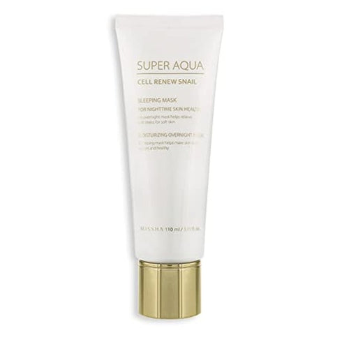 Missha Super Aqua Cell Renew Snail Sleeping Mask 110ml - For Dry Skin