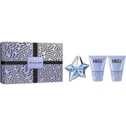 Mugler Angel Gift Set 25ml EDP Refillable + 2 x 50ml Body Lotion
