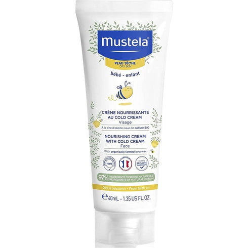 Mustela Bébé-Enfant Nourishing Face Cream with Cold Cream 40ml - Dry Skin