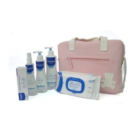 Mustela Pink Stroller Bag Gift Set 5 Pieces