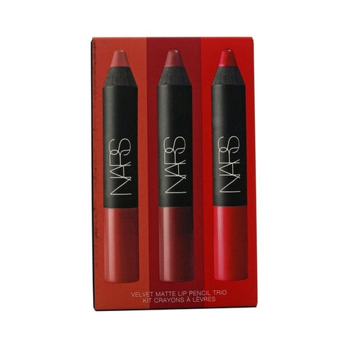 NARS Cosmetics Velvet Matte Lip Pencil Trio 1.8g - Dolce Vita + 1.8g - Do Me Baby + 1.8g - Dragon Girl