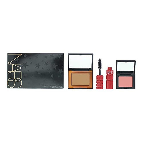 NARS Some Like It Hot Gift Set 3 Pieces (This gift set contains:
1x 3.3g Bronzing Powder Laguna
1x 2.5g Mascara Explicit Black
1x 2.5 Bush Orgasm)