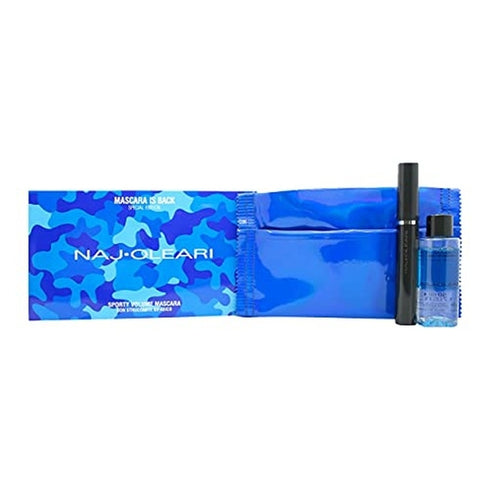 Naj Oleari Gift Set 15ml Sporty Black Mascara + 50ml Makeup Removed + Pouch