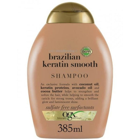 OGX Brazilian Keratin Smooth Shampoo 385ml