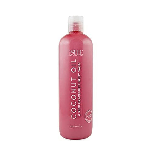 Om She Aromatherapy Coconut Oil & Pink Grapefruit Body Wash 500ml