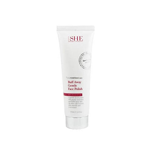 Om She Aromatherapy Pure Botanicals Buff Away Gentle Face Polish With Rosehip Oil 125ml