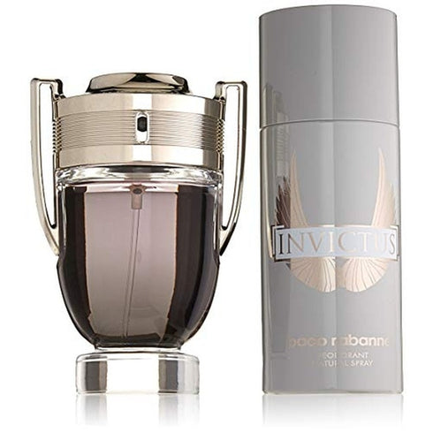 Paco Rabanne Invictus Gift Set 100ml EDT + 150ml Deodorant Spray