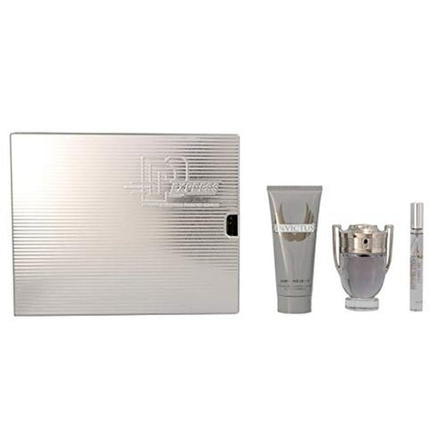Paco Rabanne Invictus Gift Set 50ml EDT + 10ml EDT + 100ml Shower Gel