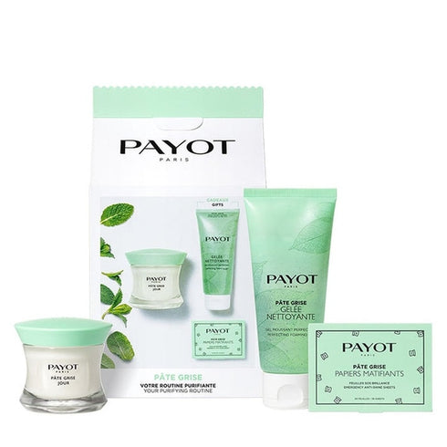 Payot Pâte Grise Gift Set 200ml Cleansing Jelly + 50ml Day Cream + 50 Sheets Mattifying Paper