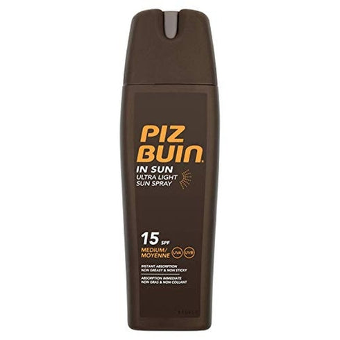Piz Buin In Sun Ultra Light Sun Spray 200ml SPF15