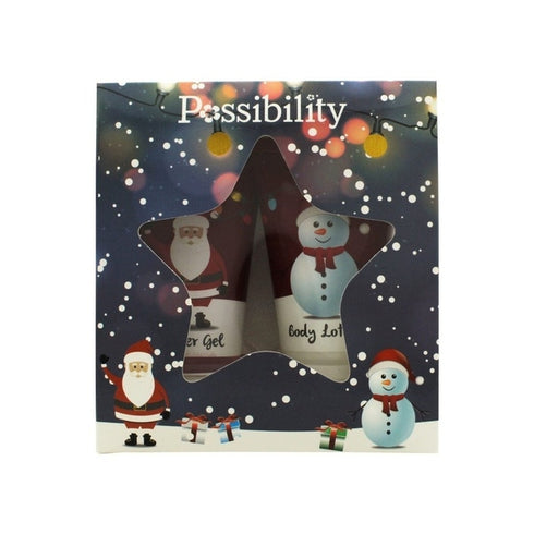 Possibility Star Gift Set 100ml Bubble Bath + 50ml Shower Gel + 50ml Body Lotion + Loofah