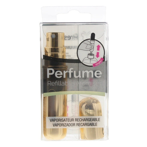 Pressit Refillable Perfume Spray Bottle 4ml - Gold