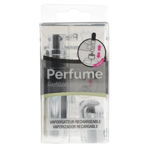 Pressit Refillable Perfume Spray Bottle 4ml - Silver
