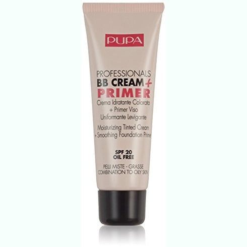 Pupa Professionals BB Cream + Primer For Oily To Combination Skin SPF20 50ml - 001 Nude